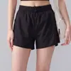Shorts de yoga holgados de cintura alta para mujer, absorbentes de sudor y transpirables, con shorts de seguridad incorporados, adecuados para fitness, correr, entrenamiento y yoga