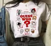 Camiseta Estampada Gráfica Chucky Moda Streetwear Casual Gola Redonda Manga Curta Tamanho Grande Feminina