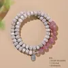 Pulsera de Semillas de Bodhi Estrella y Luna de Hainan, Pulsera de Cristal de Lujo Ligero de Gama Alta para Mujer, Joyería Apilable de Doble Capa, Venta al por Mayor
