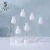 Botella dispensadora de cuidado de la piel con prensa de vacío, material de embalaje cosmético de plástico AS, botella de loción con pico de pato, suero, loción, botella de vacío para base de maquillaje