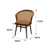 Juego de Mesa y Sillas de Madera Maciza y Ratán, Estilo Sudeste Asiático para Restaurante, Uso Comercial, Cafetería, Restaurante de Té, Restaurante de Hot Pot, Sofá de Cabina