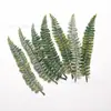 Comercio exterior transfronterizo simulación planta verde hierba de escarcha blanca DIY floral arreglo floral ramo escena de boda disposición hierba decorativa