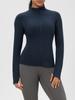 Chamarra de Polar para Yoga Otoño e Invierno para Mujer, Ajustada, Moldeadora de Cintura, Adelgazante, Deportiva, para Correr, Cálida, Top de Entrenamiento Fitness 52631