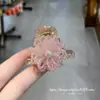 Exquisito Pasador Pequeño de Camelia con Pedrería y Perlas, Compacto, Lujoso, Delicado, de Hada, Lindo, Accesorio para el Cabello Femenino, Sencillo y Versátil