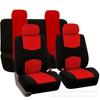 Fundas para Asientos de Coche de Comercio Exterior Transfronterizas Más Vendidas, Universales para Todas las Estaciones, Juego de 9 Piezas de Tela Plana para Asientos de Coche de 5 Plazas