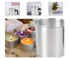 Pote para Fazer Velas WOWOSS 1,2 Litros Kit DIY para Fazer Velas Pote de Cera Pote de Alumínio para Derreter Cera,