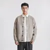 También Parada Algodón Otoñal Mezcla Lana Cárdigan de Punto para Hombre 450g Cuello Redondo Chaqueta de Punto Suéter Ligero Maduro Chaqueta