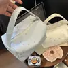 Bolsa de maquillaje única de puntos de estrella, gran capacidad, versátil y portátil para viajar, neceser de mano, bolsa de almacenamiento de cosméticos para mujer