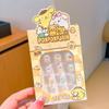 Pegatinas de uñas de la serie Sanrio, exquisitas pegatinas de uñas para niños, lindas pegatinas de uñas Kulomi Meruti para niños