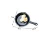 Sartén para freír alimentos simulados, vaporera, sartén, modelo de tortilla, pizza, maíz al vapor, accesorios para escaparates, juguetes