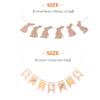 Banner de venta caliente Conejo de Pascua banderín decoración suministros lino decoraciones de fiesta transfronterizo
