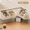 Caja de almacenamiento colgante debajo del gabinete del espejo, no requiere taladro, para gabinetes de baño, baño, cosméticos, productos para el cuidado de la piel y organización de labiales