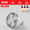 Spotlight LED Super Brilhante com Clipe para Barraca de Mercado para Shoppings, Lojas, Casamentos, Exposições de Joias, Plug-in, Sem Fiação Necessária, Holofote
