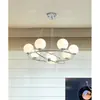 [Transfronterizo] Luz Principal Nuevo Croissant Estrella Flotante Luz Lámpara de Techo para Sala de Estar Comedor Dormitorio Accesorios de Iluminación Bauhaus Minimalista Gama Alta
