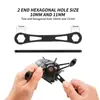 Herramientas de Mantenimiento para Carretes de Pesca con Señuelo, Extractor de Rodamientos de Bobina, Juego de Llaves de Reparación y Desmontaje, Herramientas de Modificación para Carretes de Baitcasting