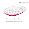 Louça de Melamina Vermelha e Branca Xijia De Mesmo Estilo Prato para Dumpling Prato para Dumpling com Drenagem Tigela para Sopa Pires para Molho Prato Especial para Restaurante de Dumpling