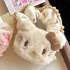 Ligas para el Cabello de Oso de Dibujos Animados para Otoño e Invierno, Lindos Accesorios para el Cabello, Ligas con Moño, Ligas para el Cabello con Moño de Gato, Bandas Elásticas para el Cabello