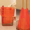 Saco de Lixo com Cordão de Boa Sorte Saco de Lixo Espessado Não é Fácil de Rasgar Doméstico Portátil Saco de Lixo de Plástico Sacola de Boas-Vindas