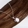Collar de Perlas de Plata S925 Arvaleff Diseño de Nicho Colgante de Alta Gama Femenino Versátil Cadena para Clavícula para Mujeres