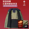 Cortavientos de Bloques de Color con Cuello Alto 150D Elástico Mecánico Resistente al Viento Cálido Chaqueta de Algodón Unisex Ropa de Trabajo para Exteriores Chaqueta Personalizada
