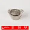Colección Antigua al por Mayor Lingotes de Cobre Blanco Imitación con Piedras Preciosas Adornos de Metal Viejo Lingotes de Plata Adornos Manualidades