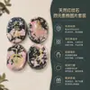 Transfronterizo dedicado a grabar patrón de símbolo de cuatro elementos cristal natural estilo ins joyería de alta gama accesorios diy adornos