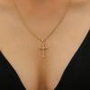 Collar cruzado transfronterizo para mujer, diseño creativo de estilo europeo y americano, cadena geométrica con espinas, estilo punk y hip-hop.