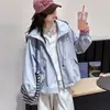 Chaqueta para Niñas Otoño 2026 Nueva Casual Deportiva Niños Grandes Elegante con Letras con Capucha Cortavientos Estilo Primavera Otoño