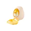 Juguete de cáscara de huevo de loro para agapornis y cacatúas, Juguete de cáscara de huevo comestible para pájaros, Tazón de snacks para entretenimiento y juego interactivo