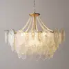 Candelabro de Cristal de Lujo Ligero Estilo Francés, Lámpara para Sala de Estar, Iluminación Elegante Moderna Minimalista para Dormitorio y Comedor, Lámpara LED de Cristal de Moda