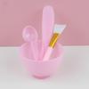 Máscara PP Tigela conjunto filme macio pó DIY spa filme ferramenta tigela bastão silicone escova escova colher simples