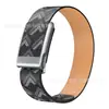 Pulseira WHOOP de couro integrada adequada para pulseira 5.0 MG, modelo esportivo padrão, pulseira acessório com moldura de metal, transfronteiriço