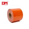 DM/TD veículo perigoso cinto de aviso laranja fábrica direta padrão micro prismático película refletiva de aviso de segurança
