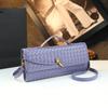 Bolso Texturizado 2026 Nueva Moda Bolso de Mano Tejido para la Noche Bolso Cruzado de Cuero Genuino Bolso de Hombro Versátil para Mujer