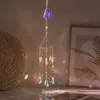 Enfeite Apanhador de Sol de Cristal Arco-Íris Sonhador Fada Sino de Vento Alto Sala Varanda Pingente Não