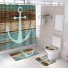 Paneles de Puerta de Madera, Cortinas de Ducha, Cortinas de Baño, Cortinas de Ducha Transfronterizas, Impresión Digital, Suministro Directo de Fabricantes