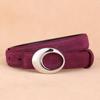 Cinturón para mujer con hebilla C Cinturón de mezclilla para mujer de moda coreana nueva que combina con todo Cinturón decorativo de terciopelo de vaca para mujer Fábrica en stock