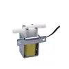 Válvula solenoide miniatura de dos vías normalmente cerrada para máquina de café purificador de agua válvula de boca plana soporta conexión rápida válvula de dos posiciones y dos vías resistente a la presión