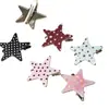Pinza para el pelo de estrella de 5 cm para mujer, accesorio para el pelo de pentagrama de lunares estilo coreano dopamina, clip lindo y juguetón para el flequillo, adorno para el pelo
