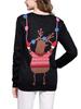 Comercio Exterior Transfronterizo Suéter de Punto Holgado Cuello Redondo Ropa de Punto Estilo Casual Europeo y Americano Amazon Suéter Navideño para Mujer