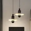 Pátio Espanhol Mármore Carnaval Designer Criativo Restaurante Quarto Mesinha de Cabeceira Bar Fio Pendurado Pequeno Lustre