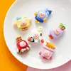 [Individual/Casa] Porquinho bobo m Caixa Mesmo Estilo bobo Supermercado Desenho Animado Adesivo Espessado diy Capa de Celular Acessórios de Resina