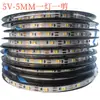 Tira de LED de un solo color 2835 de 4 mm y 60 luces de 3,7 V 5 V con base luminosa Tira de luz de regalo sin parpadeo