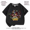 Camiseta de Manga Curta de Algodão para Crianças Stickman Clothing Verão Novo Estilo Meninos Manga Meia-Manga Camisa Básica Estilosa para Estudantes Tendência 2