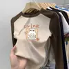 Camiseta Base Térmica Cepillada para Niña 2026 Nuevo Estilo Otoño/Invierno Ropa Polar para Bebé Camiseta de Manga Larga Raglán Elegante
