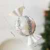 Decoración navideña transfronteriza PVC galvanizado accesorios para fotografía de dulces colgantes para decoración de árbol de Navidad