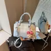 Bolsa de Mão Xadrez Transfronteiriça para Mulheres 2026 Nova Tendência Moda Bolsa de Ombro Verão Bolsa Tiracolo Balde para o Dia a Dia
