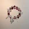 Colección de Pulseras de Bosque Más Vendidas, Frescas Pulseras de Mariposa de Verano para Parejas, Mariposa Luciérnaga Estudiantes, Nudos de Bambú Dulces, Sueño de Buena Relación Calidad-Precio