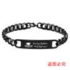 Pulsera Pulsera de Acero Inoxidable Transfronteriza Temporada de Graduación 2026 Gorra de Graduación Regalo Navideño Personalización Pulsera de Acero de Titanio Venta al por Mayor