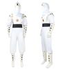 Fantasia Cosplay Ninja Branco de Halloween Atacado Equipe Dinossauro Ninja Branco Tommy Oliver Fantasia Cosplay